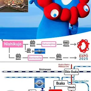 （日本中から大阪いらっしゃい２０２２）usjまで2駅 懐かしファミコンでスーパーマリオと過ごすお部屋 In Sakura , 大阪市 日本